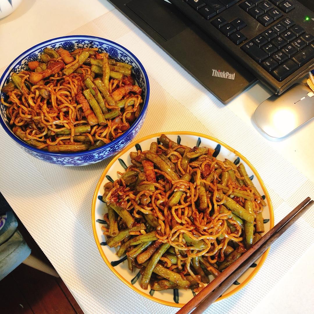 家常豆角焖面