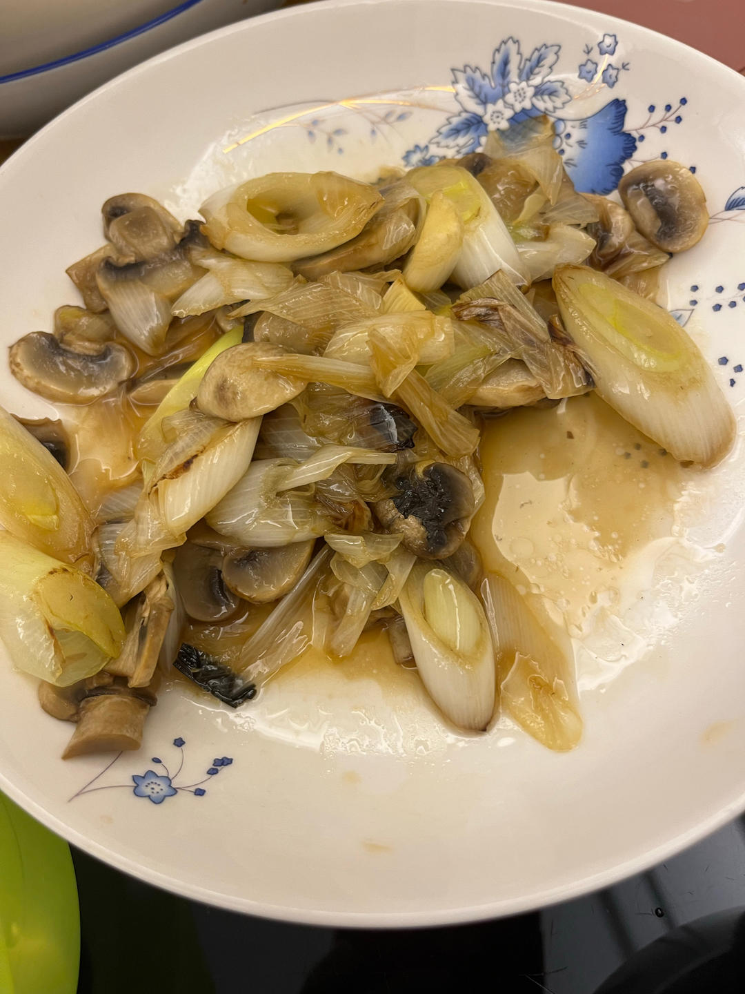 葱炒口蘑