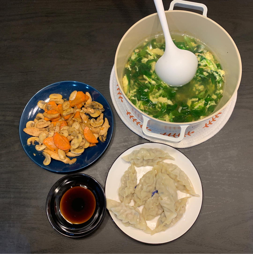 鸡毛菜蛋汤