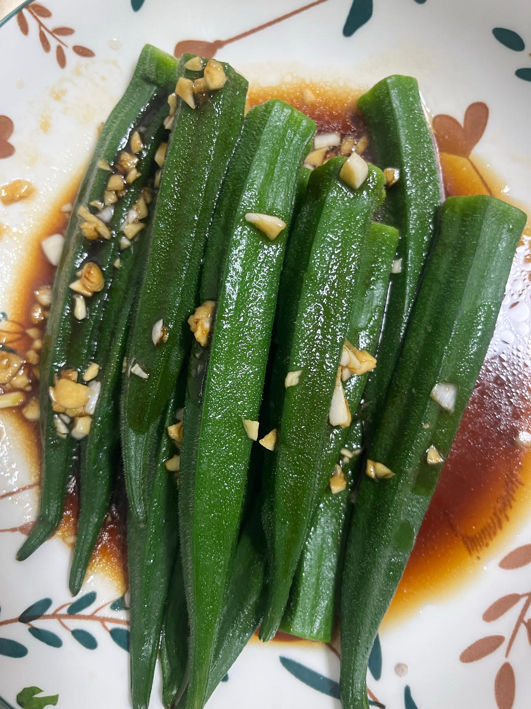 凉拌秋葵