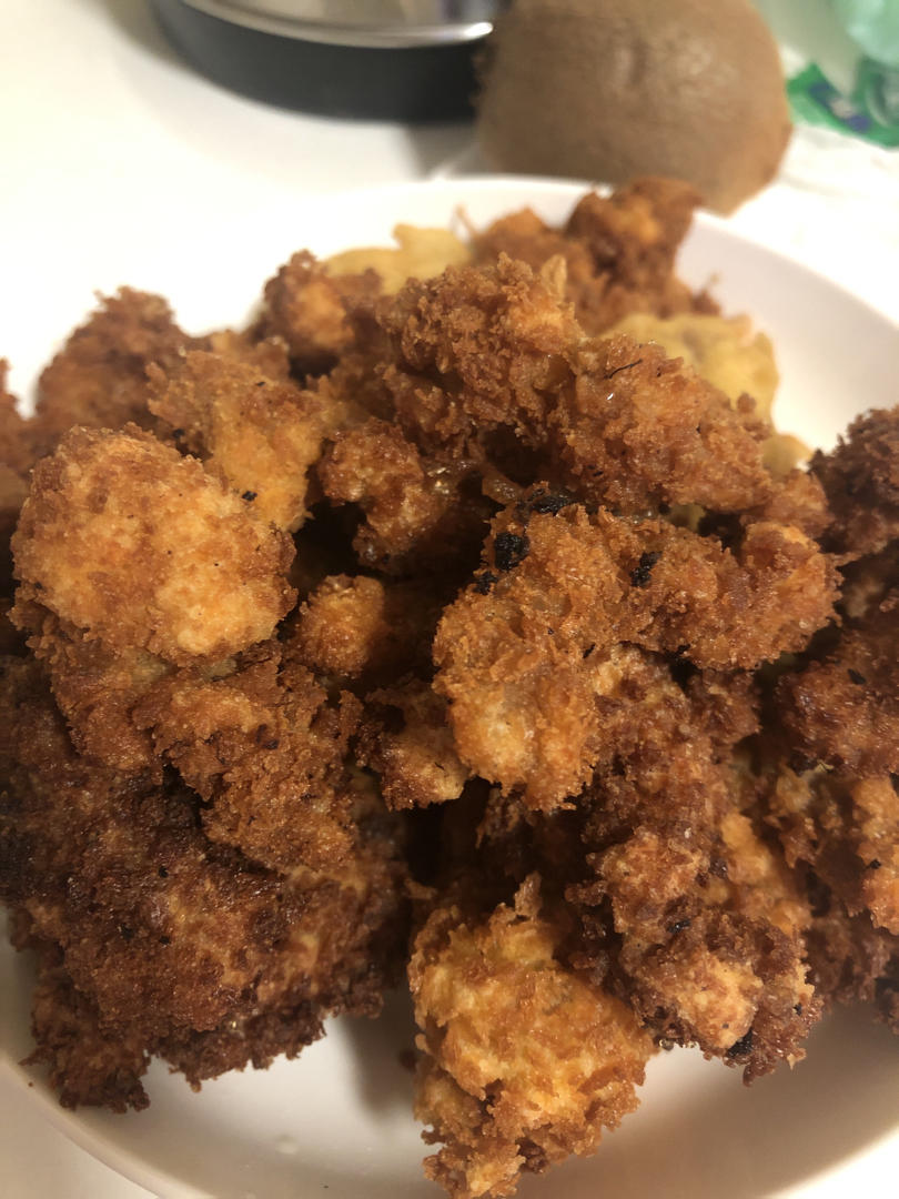 里脊肉裹面包糠