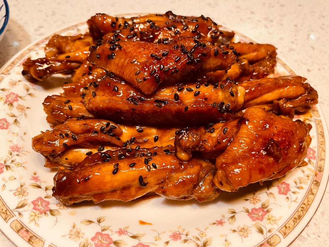 蜜汁鸡翅•不需要蜂蜜的蜜汁鸡翅