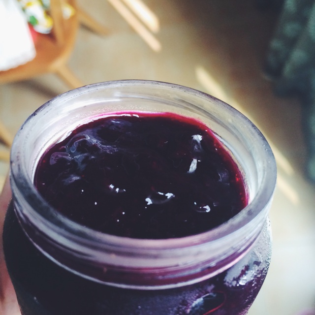 蓝莓果酱