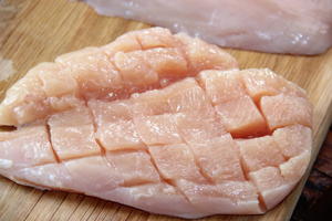 不放一滴油煎超级嫩的孜然鸡胸肉❗️减脂瘦身的做法 步骤2