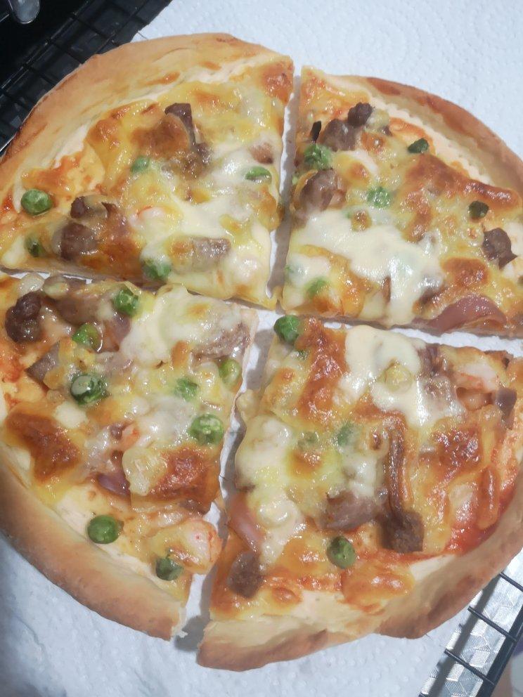 八寸披萨饼皮（四个）制作