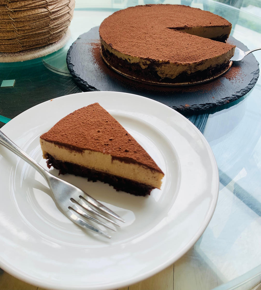 咖啡慕斯巧克力蛋糕Chocolate cake with coffee mousse