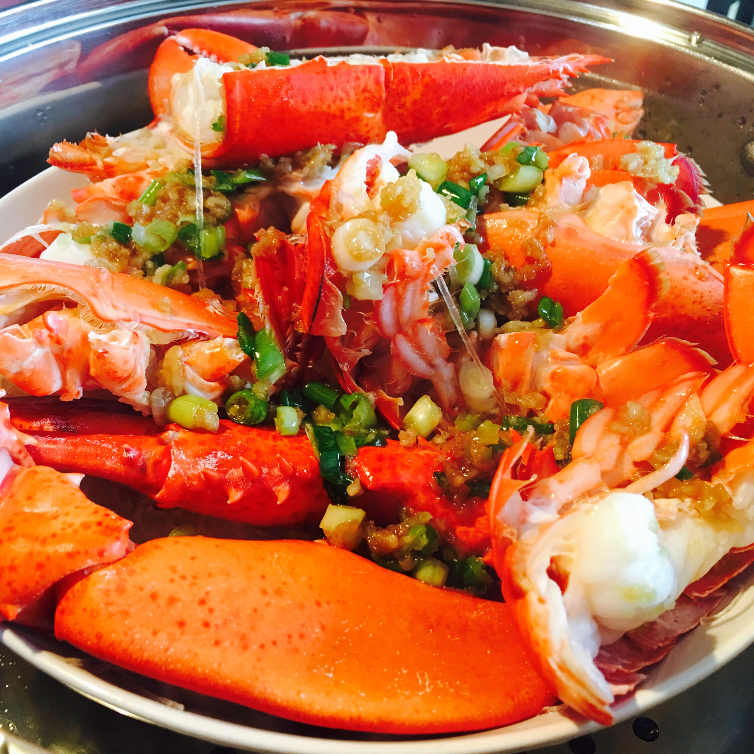 蒜蓉龙虾蒸粉丝