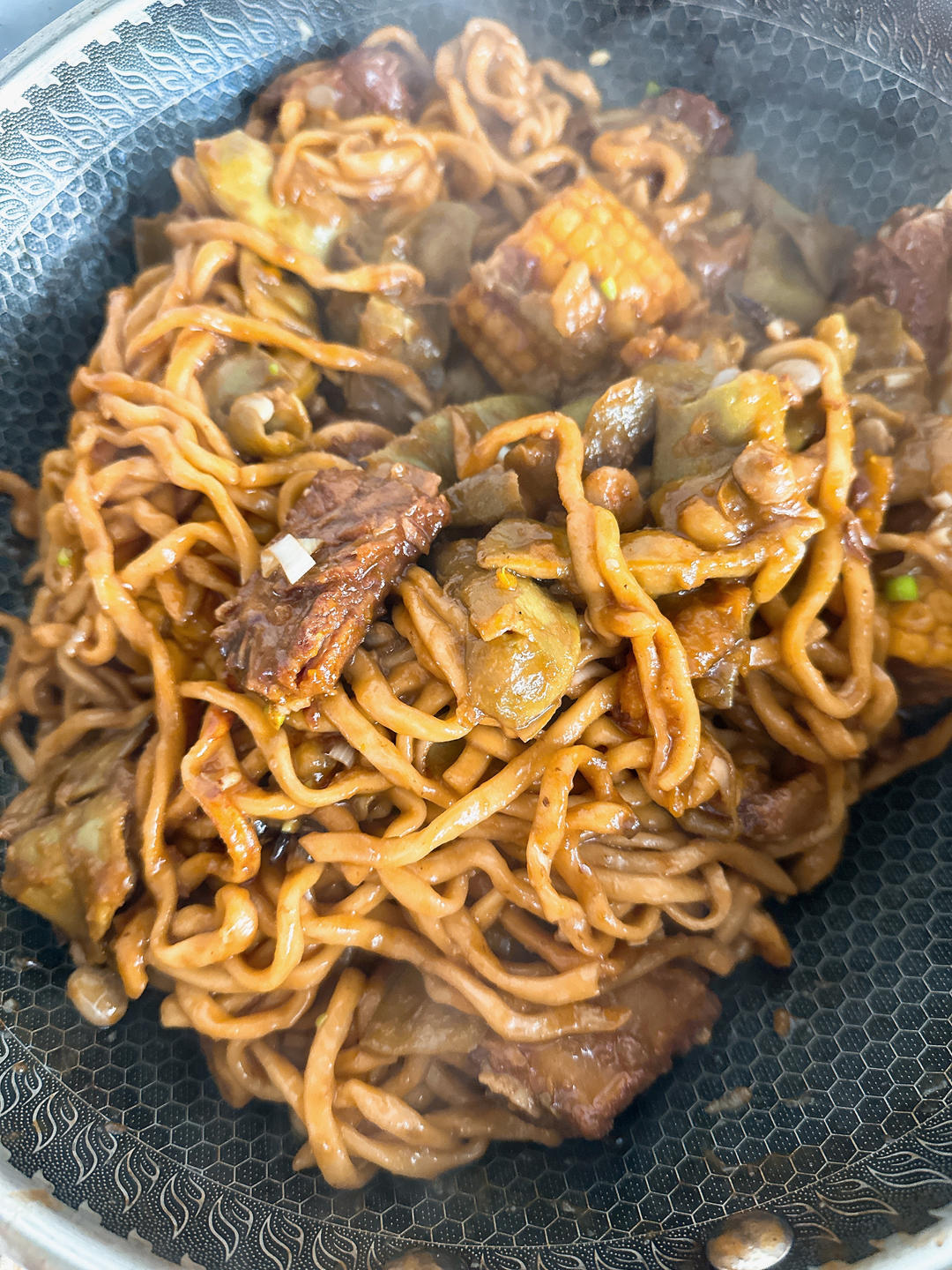 家庭版豆角焖面