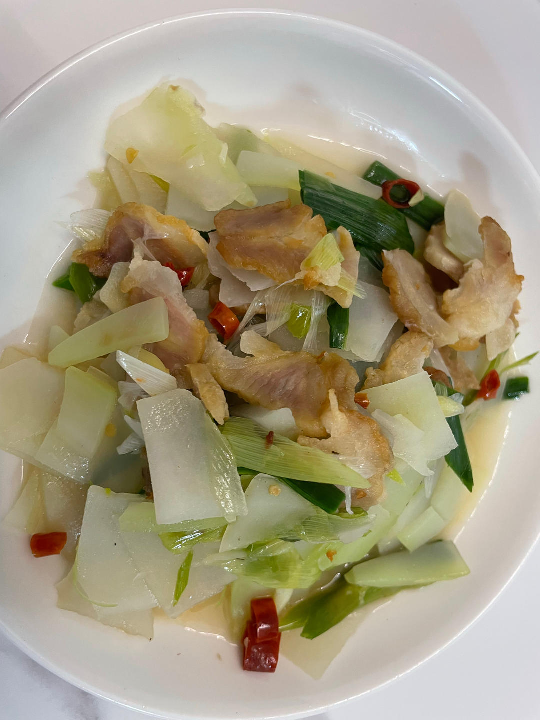 冬季专属美味之腊肉菜头