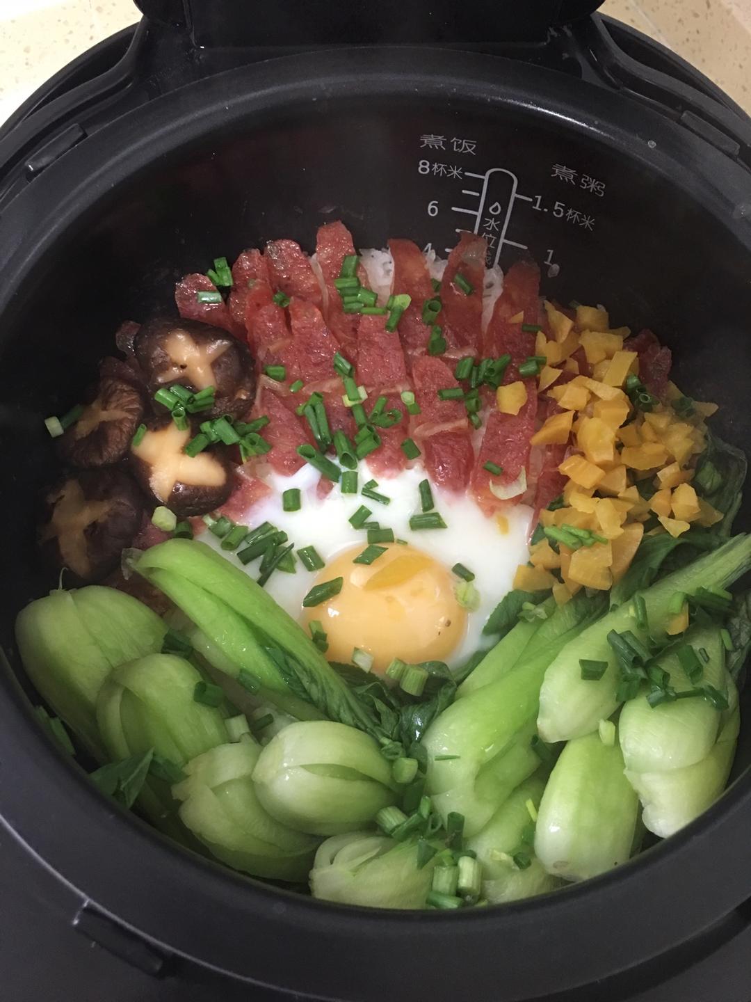 懒人又快手的电饭锅煲仔饭