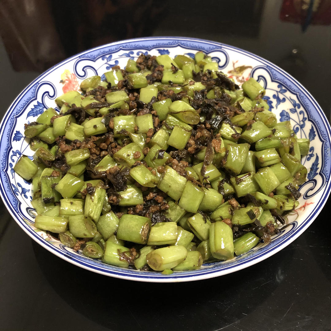 榄菜肉碎四季豆（独家秘方哦）