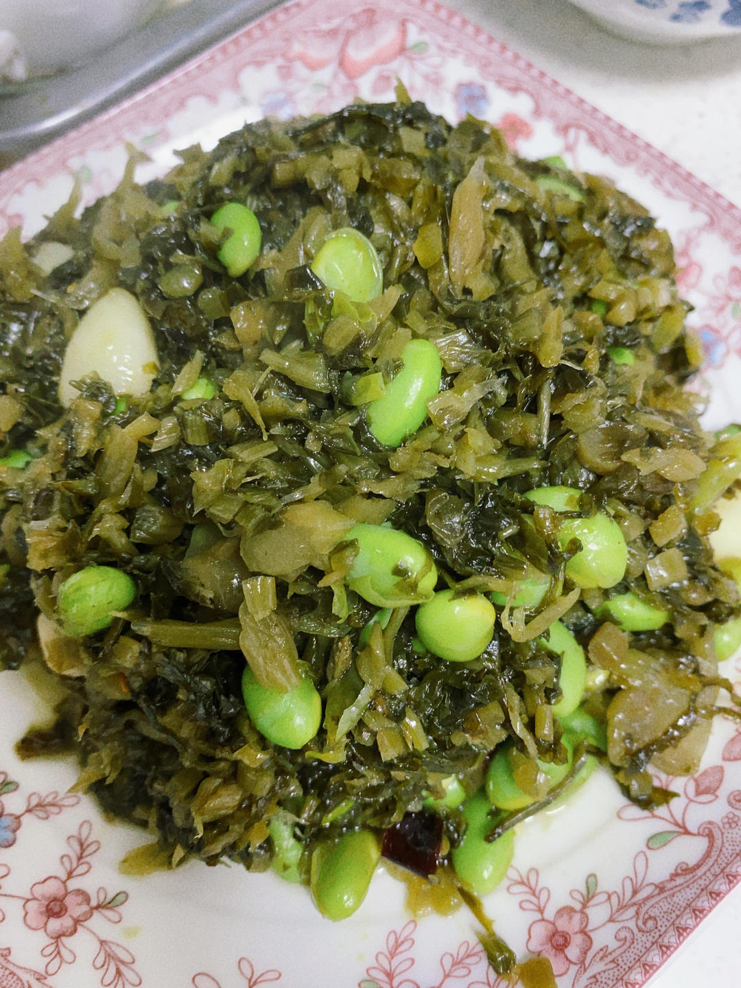 快手炒雪里蕻毛豆