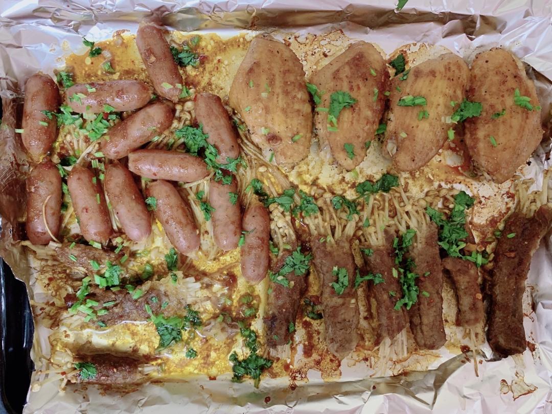 自制烤箱版烧烤，简单好吃过烧烤摊