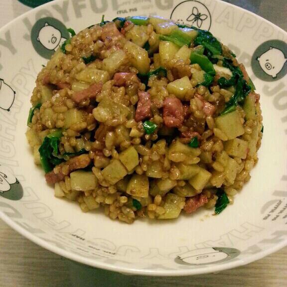 酱油素炒饭
