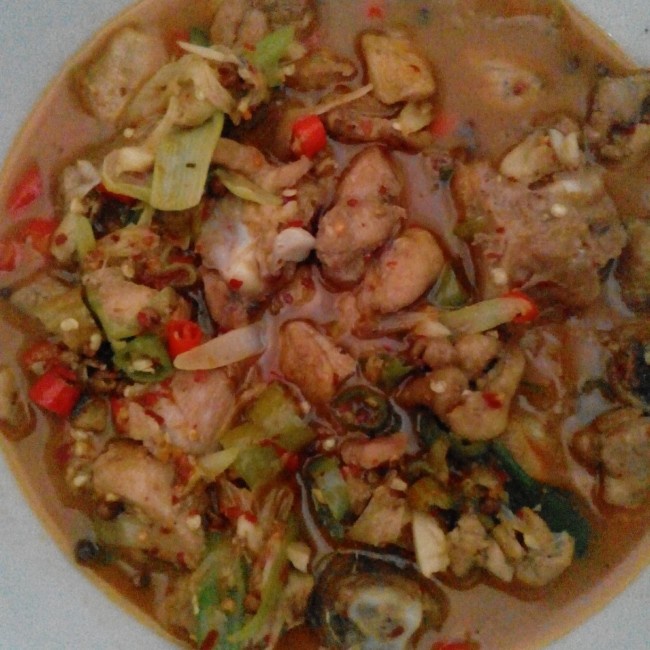 大葱椒麻鸡
