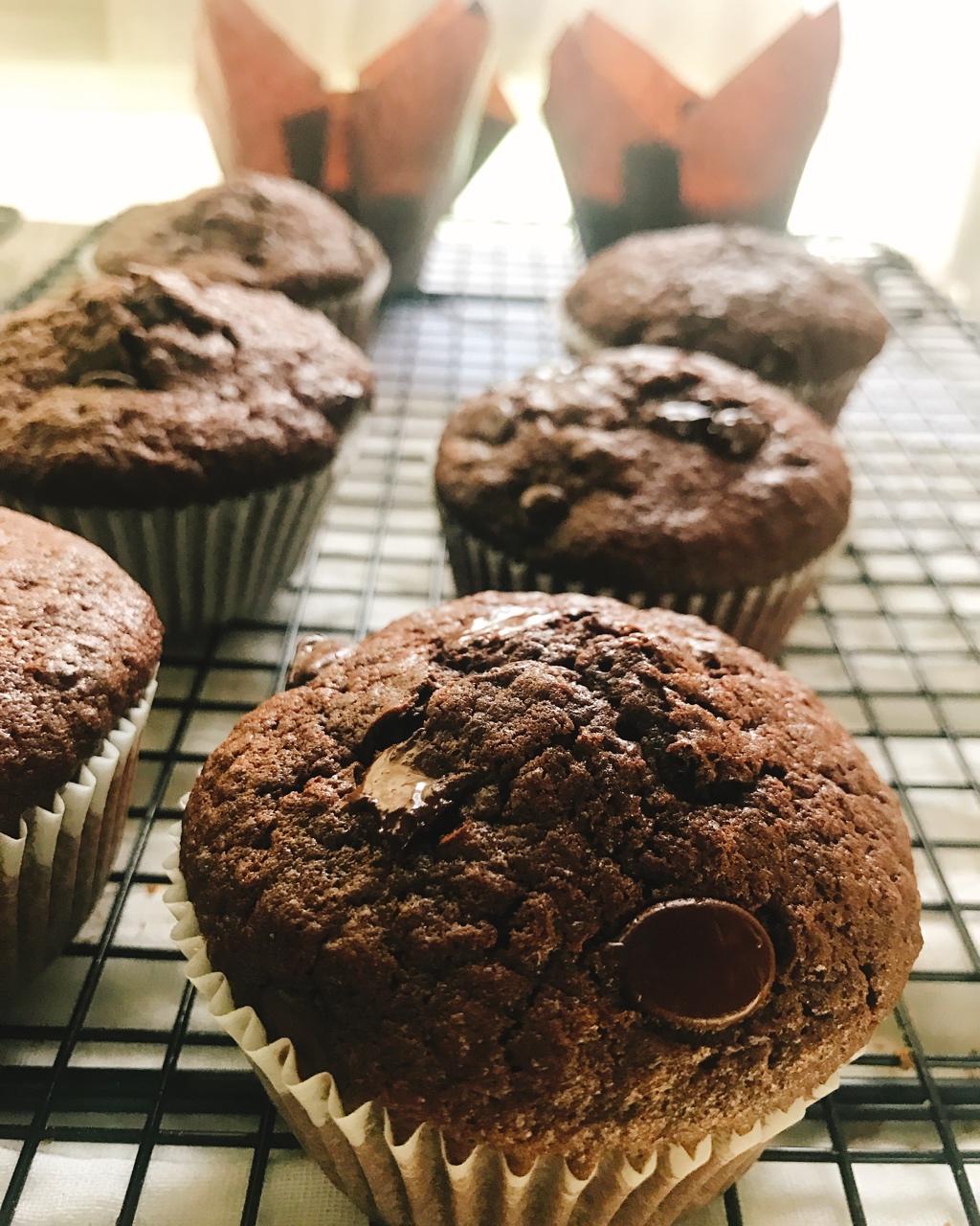 浓郁巧克力马芬