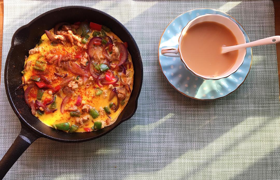 Omelet &Shakshuka蛋饼和北非蛋的混血儿的做法