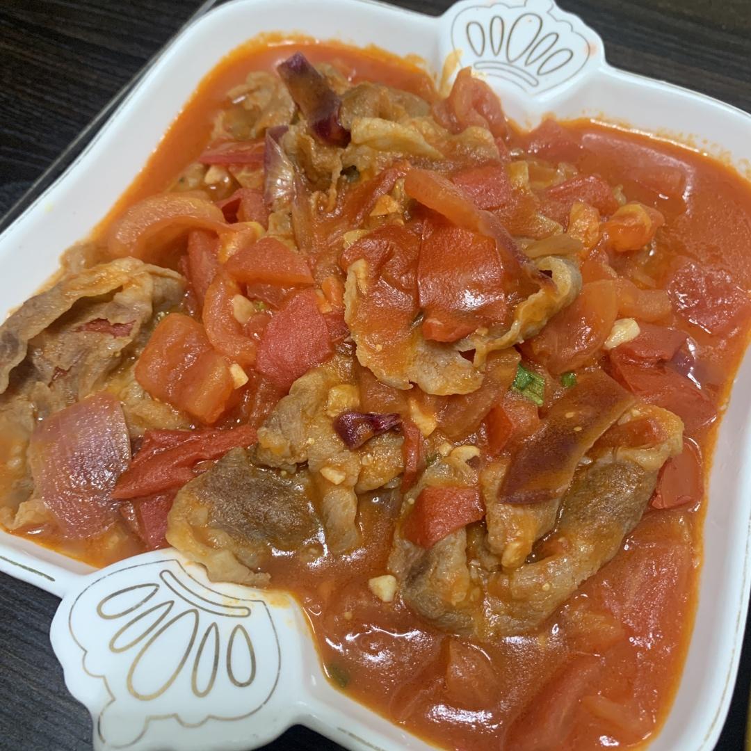 今日菜谱：番茄肥牛卷