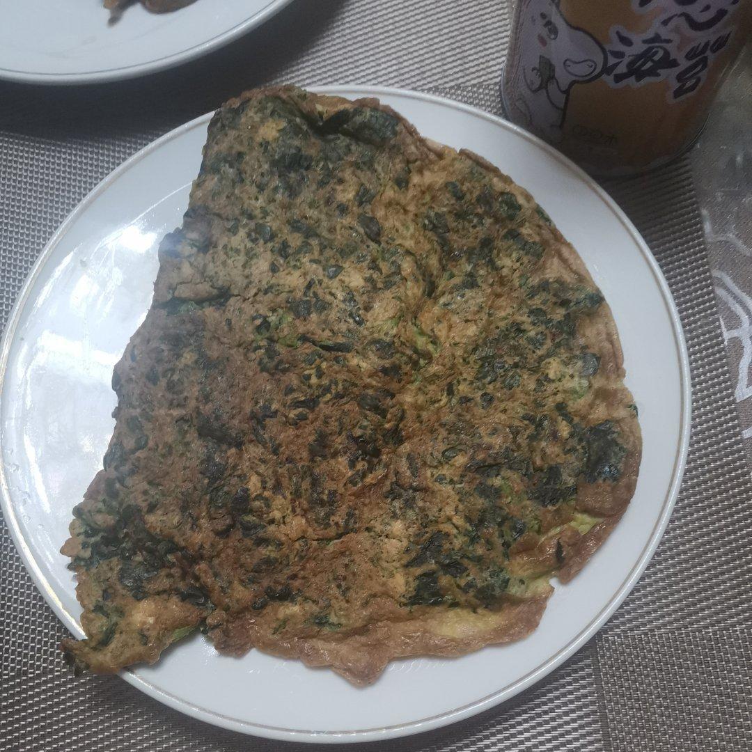 低脂菠菜鸡蛋饼