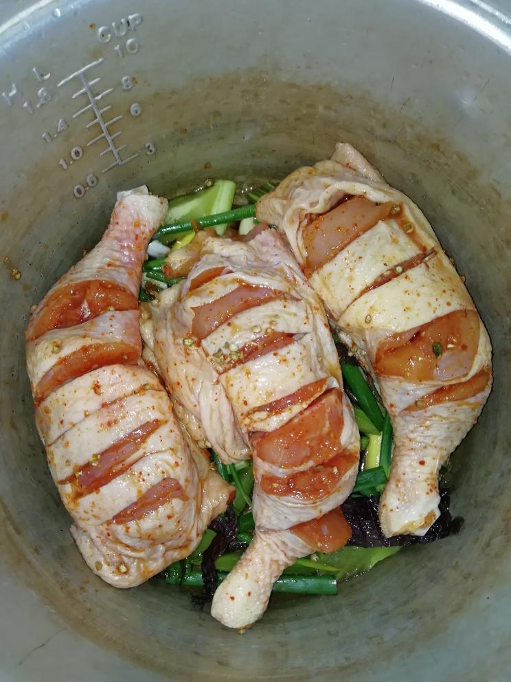 电饭煲鸡腿的做法