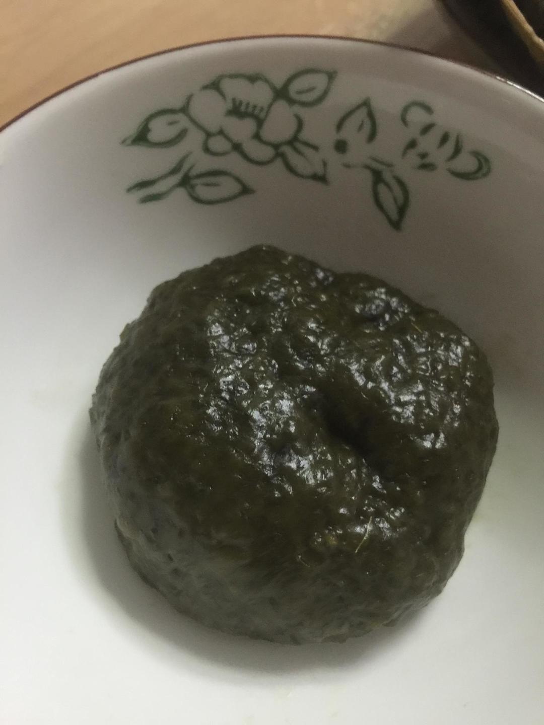 艾叶青团的做法