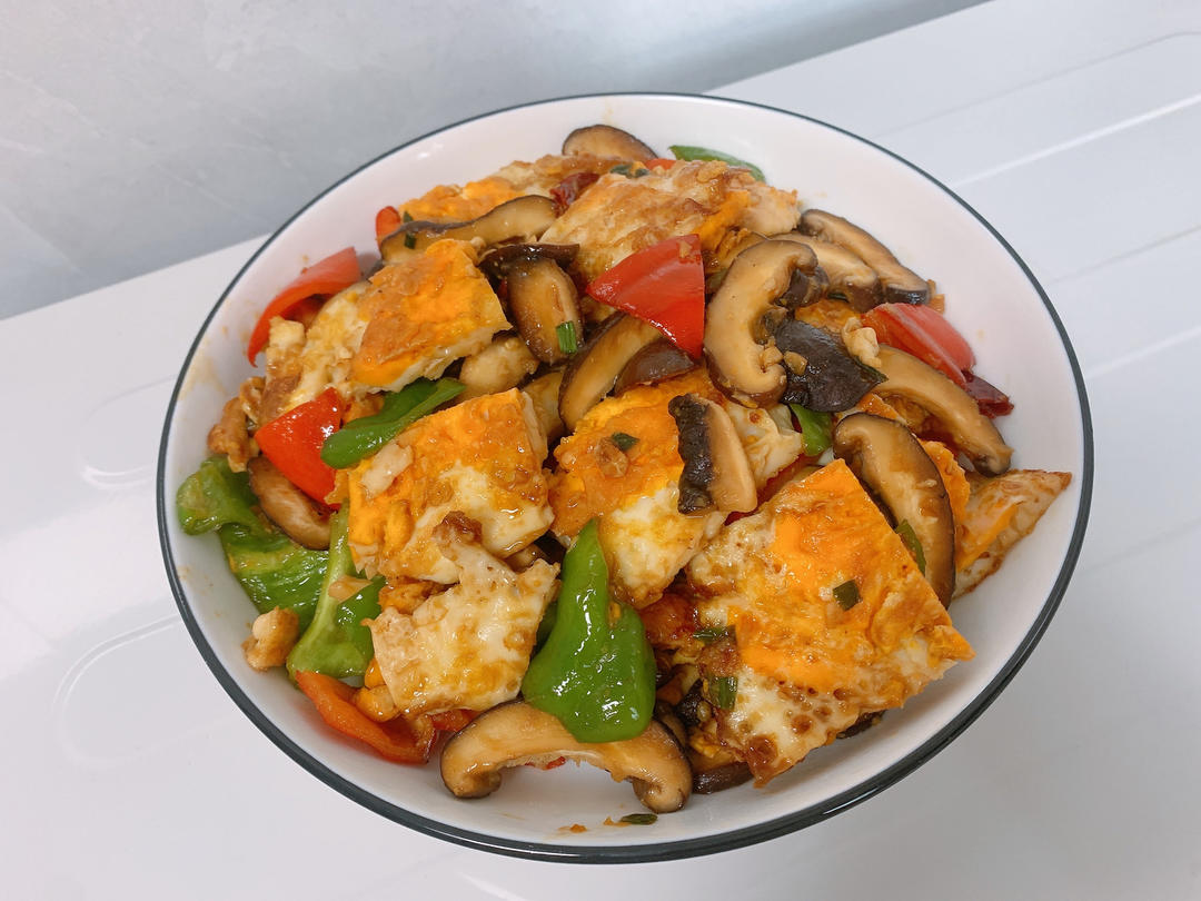 香菇炒鸡蛋