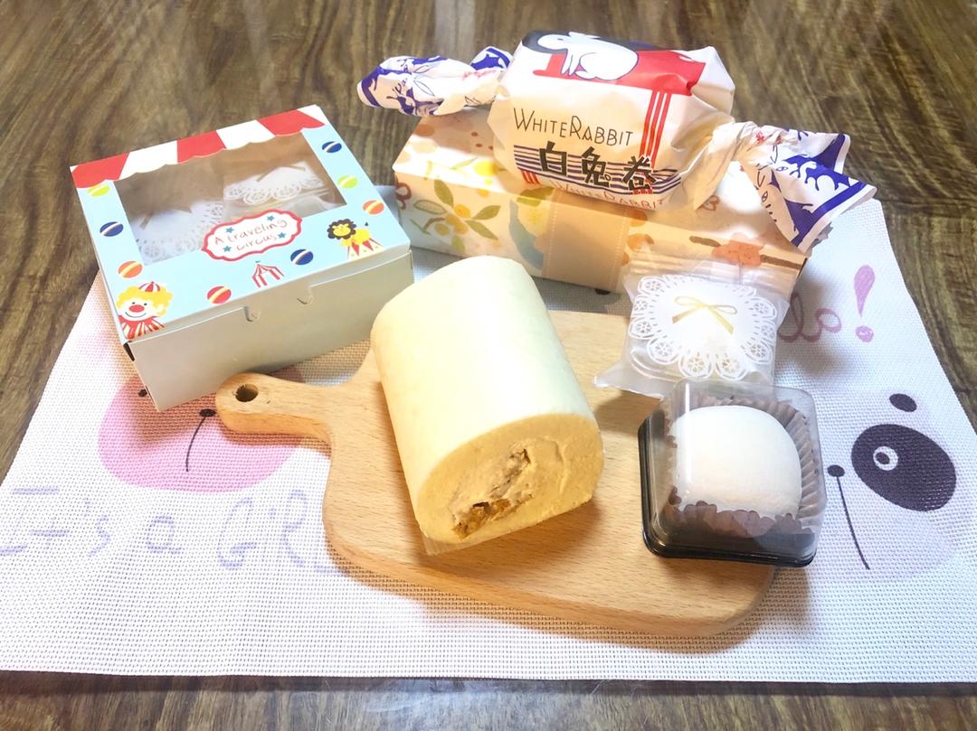 💘网红💘大白兔奶冻蛋糕卷（爆好吃的奶酱、奶酥和奶冻有详解）