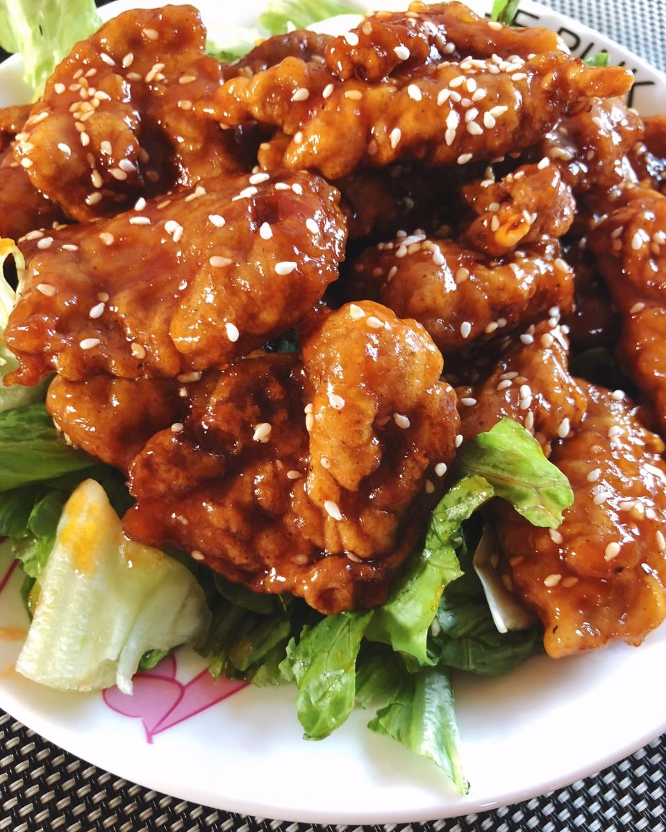 酸甜锅爆肉
