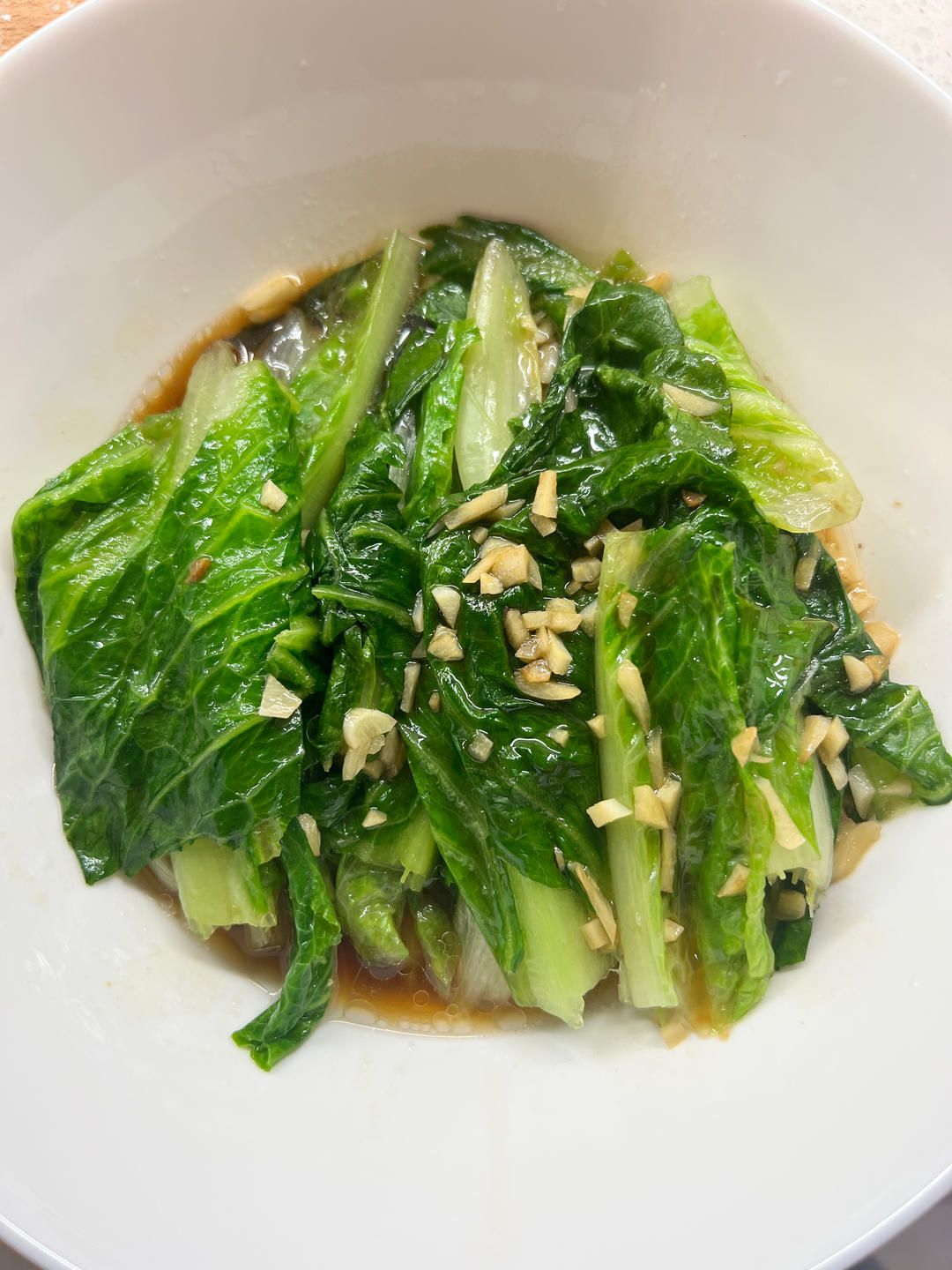 白灼生菜（罗马生菜）