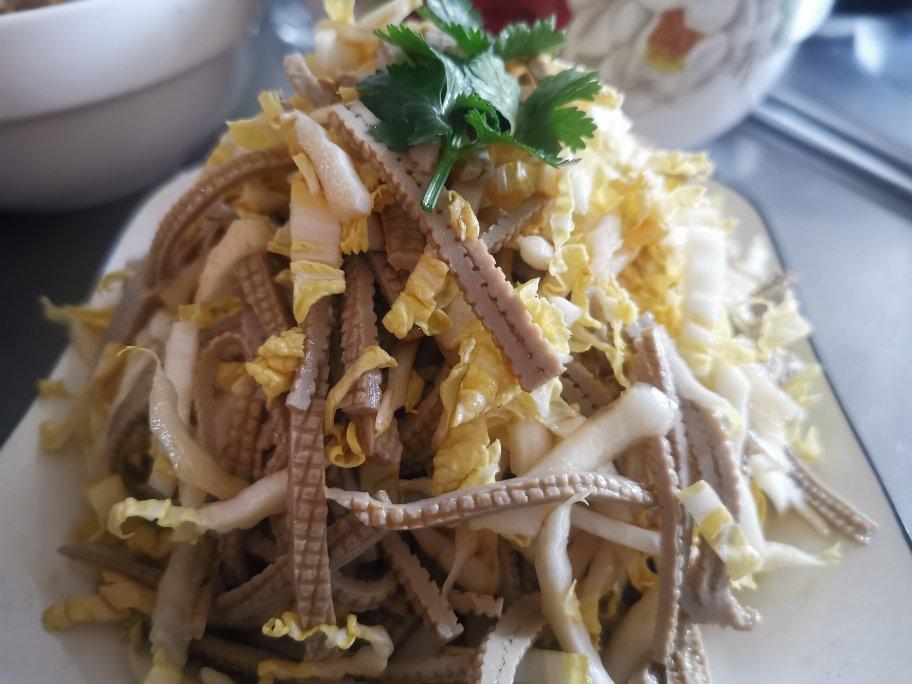 凉拌白菜豆腐丝