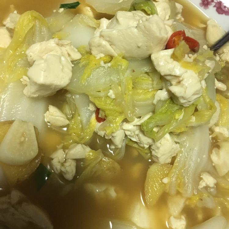 白菜炖豆腐
