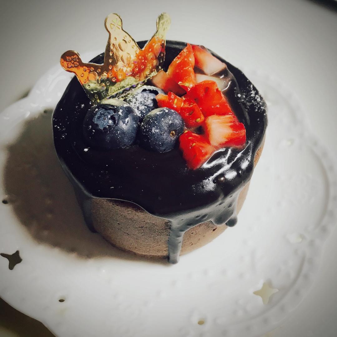 草莓可可杯蛋糕