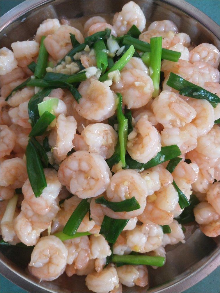 葱爆虾仁