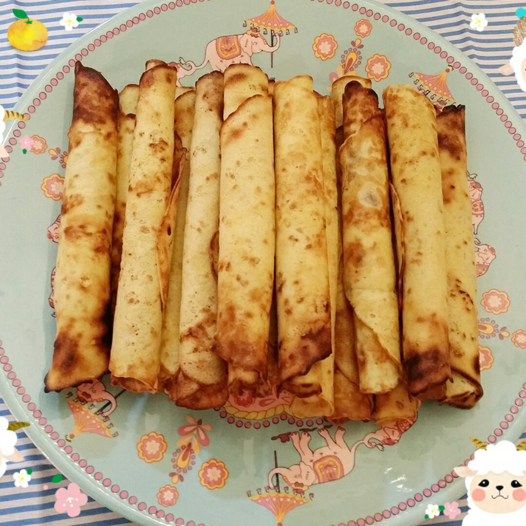 芝麻香酥蛋卷（视频食谱）