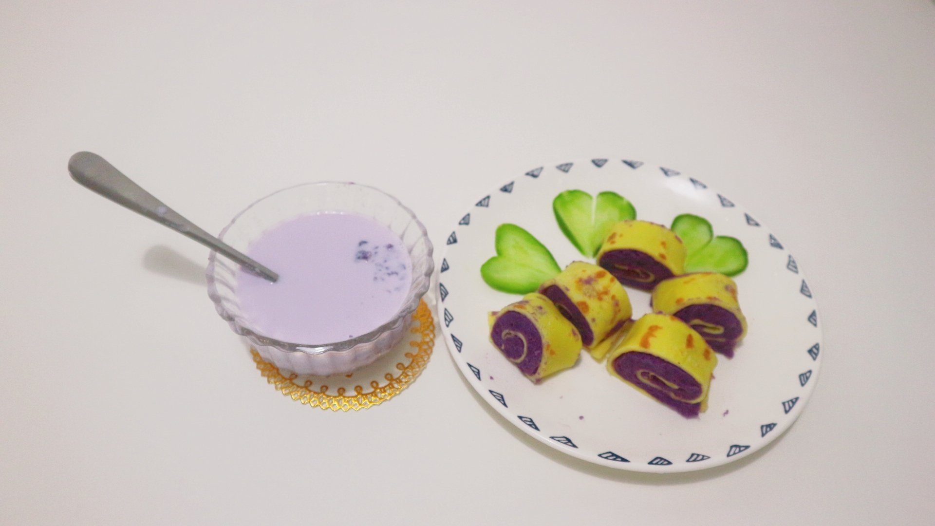 减肥必备❗紫薯鸡蛋卷