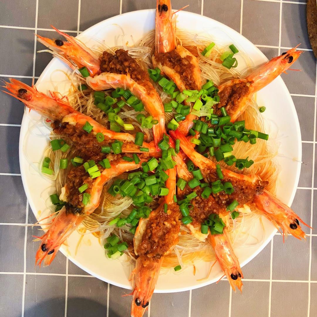 蒜蓉粉丝蒸虾