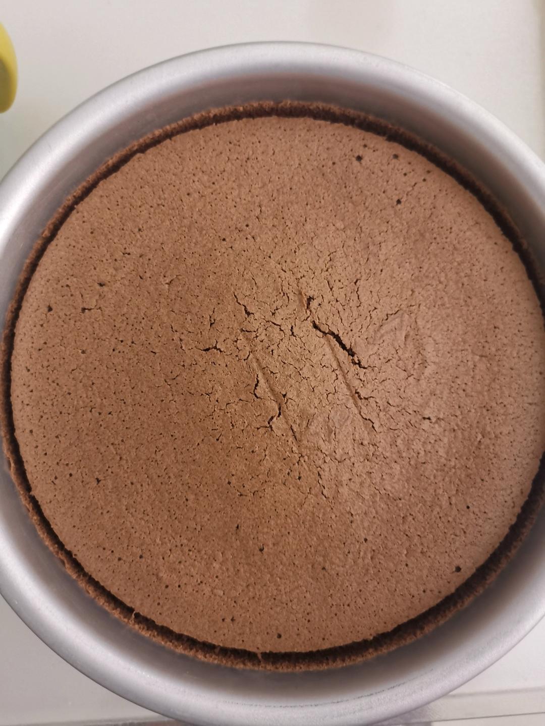 可可戚风蛋糕～8寸～百分百成功