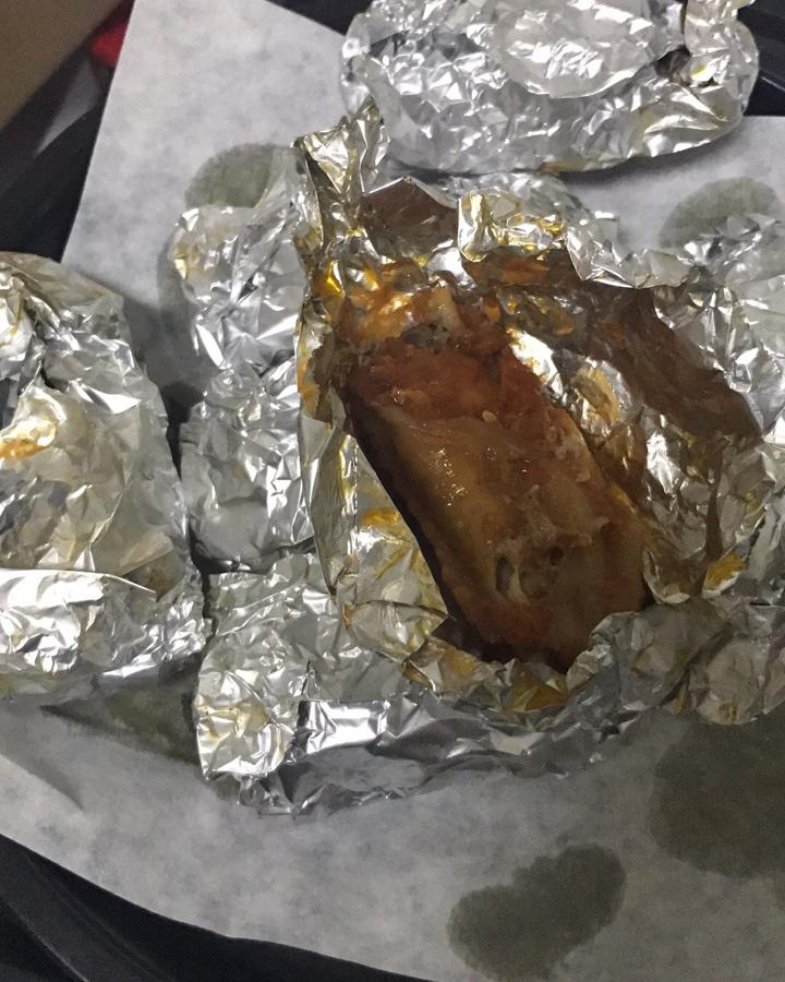 锡纸烤鸡翅-15L小烤箱的美食之旅
