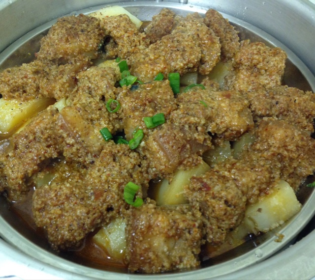 粉蒸排骨五花肉