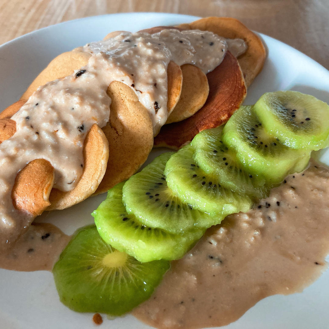 咖啡酱全麦酒酿松饼【健康小食】