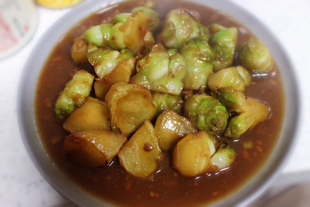 黄豆酱炒囡囡菜