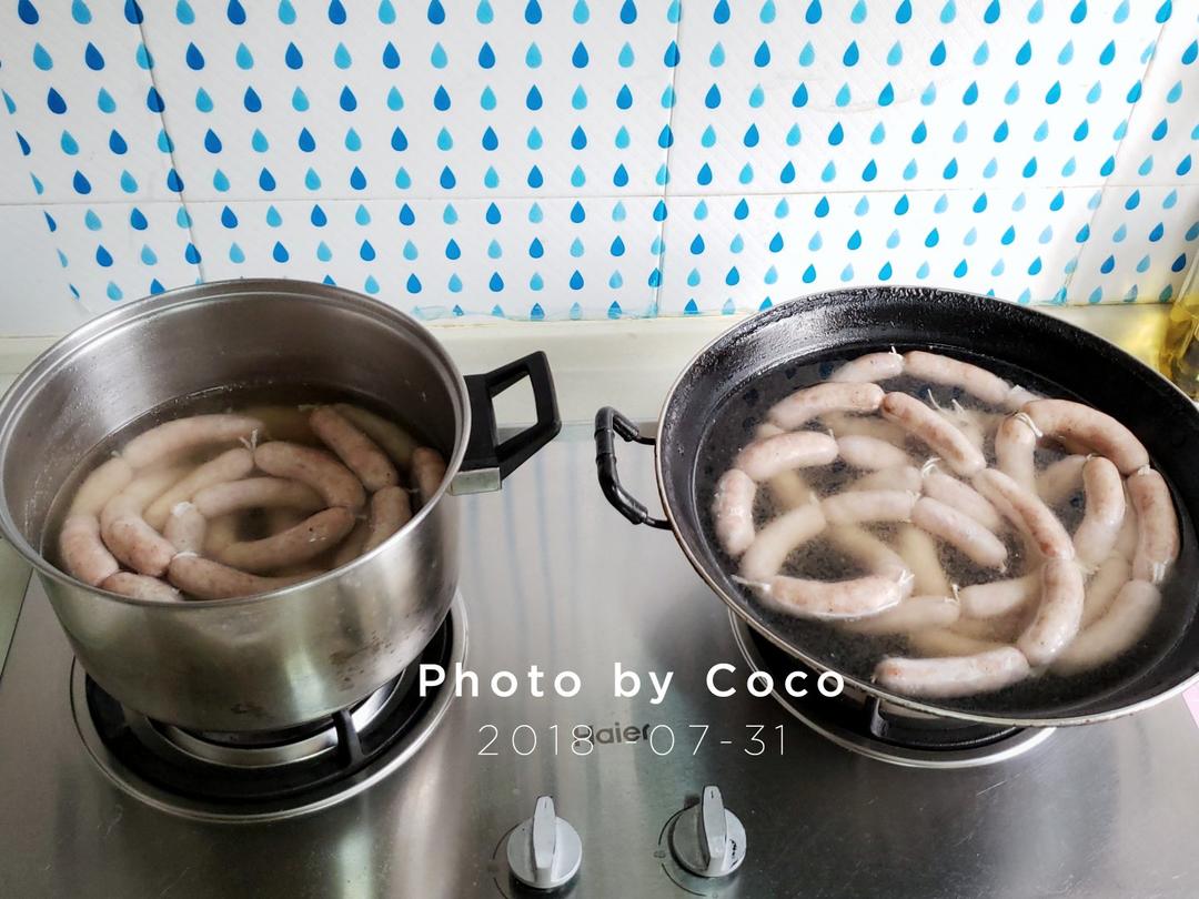 Q弹多汁的自制台式脆皮肠——绝对秒杀市售