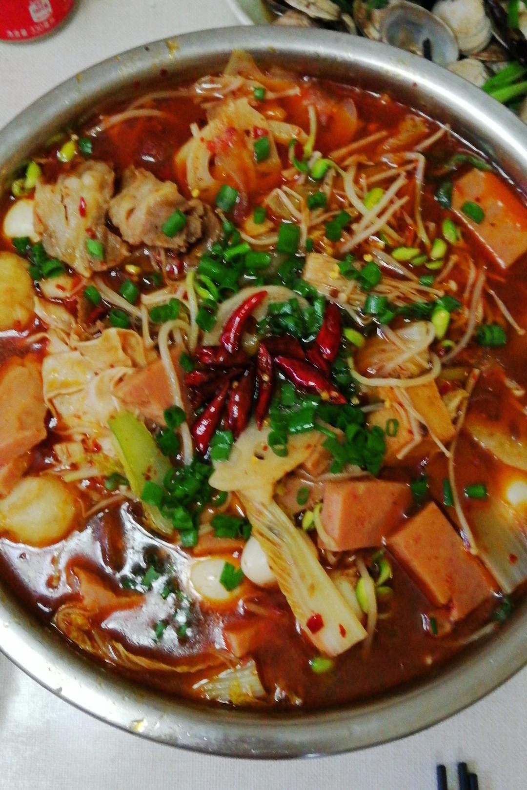 李宜曈做的自制麻辣烫