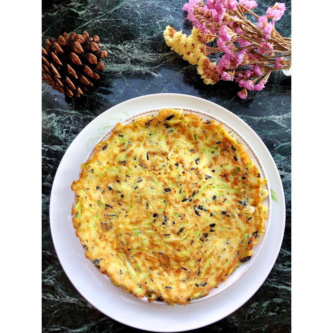 超级简单的西葫芦鸡蛋饼