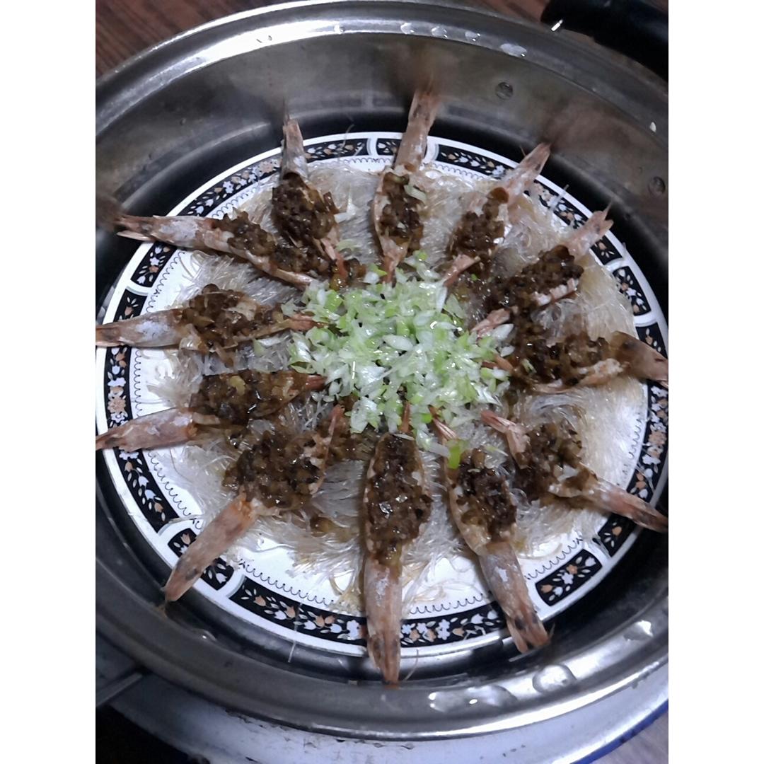 蒜蓉粉丝蒸虾