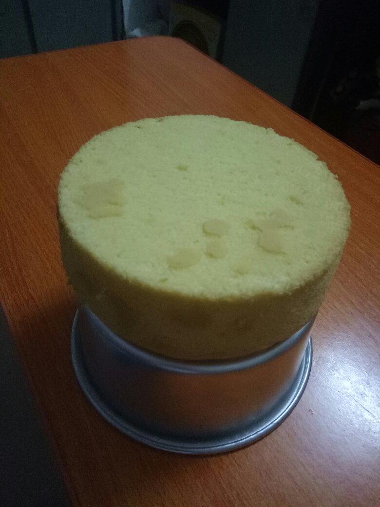 6寸原味戚风蛋糕