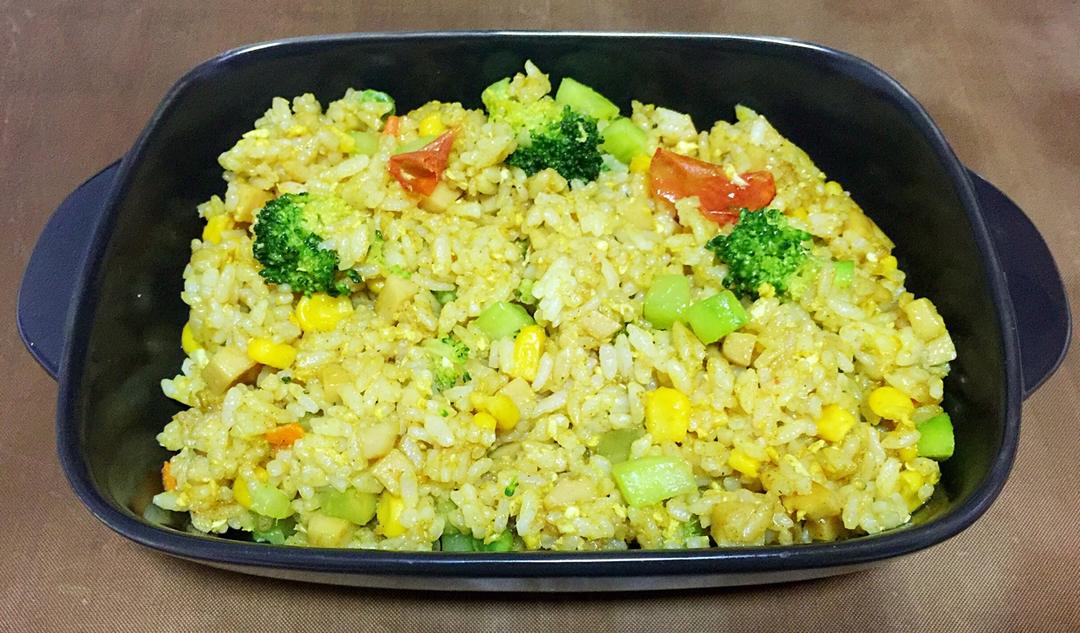 什蔬咖喱炒饭