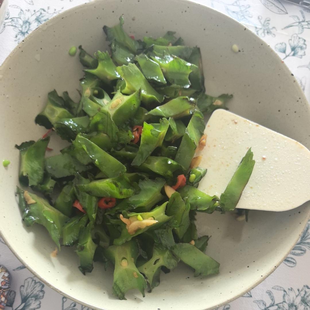 清炒四角豆