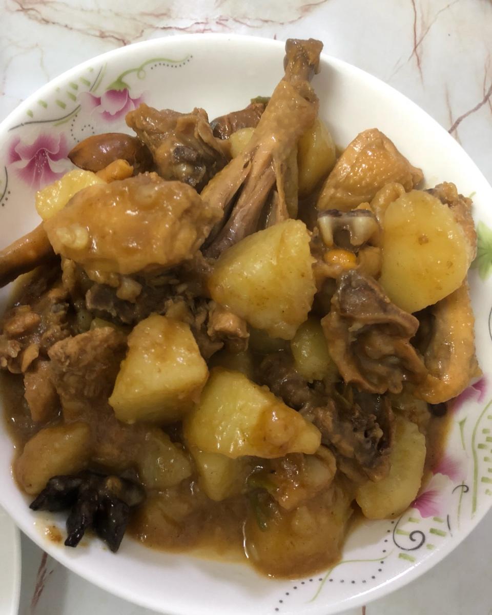 鸡肉炖土豆(东北家常)
