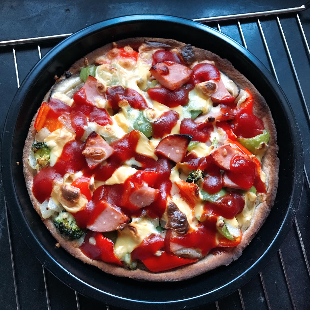 低脂低卡全麦披萨饼皮